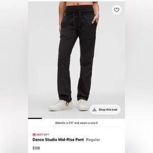 lululemon Dance Studio Mid-Rise Pant